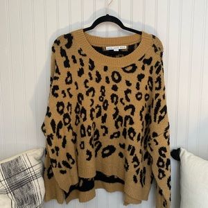 Cheetah print sweater
